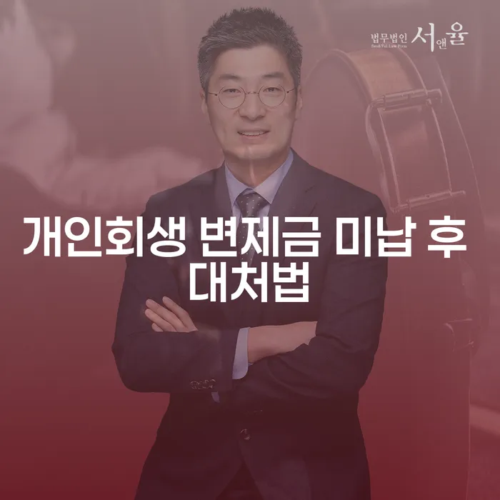 개인회생 변제금 미납 후, 어떻게 대처해야 할까요?